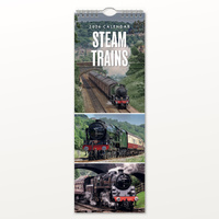 2026 Calendar Steam Trains Slim Wall, Red Robin RR263078