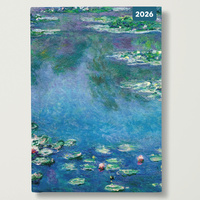 2026 Diary Monet A5 Week to View Padded, Red Robin RR265033