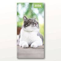 2026 Diary Adorable Cats Pocket Week to View, Red Robin RR266001