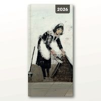 2026 Diary Banksy Pocket Week to View, Red Robin RR266018