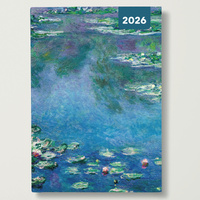 2026 Diary Monet A6 Week to View Flexi, Red Robin RR267033