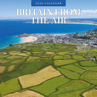 2026 Calendar Britain from the Air 16-Month Square Wall, Red Robin RR261371