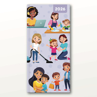 2026 Diary Mum's Busy Diary Pocket Week to View, Red Robin RR266103