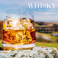 2024 Calendar Whisky Square Wall by The Gifted Stationery GSC23904