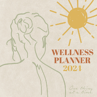 2024 Calendar Wellness Planner Square Wall by The Gifted Stationery GSC23906