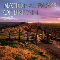 2024 Calendar National Parks of Britain Square Wall by The Gifted Stationery GSC23910