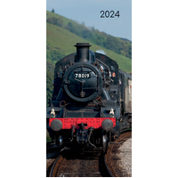 2024 Diary Steam Trains Pocket Week to View by The Gifted Stationery GSC24016