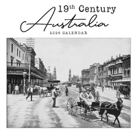 2026 Calendar 19th Century Australia Square Wall Paper Pocket CDB34