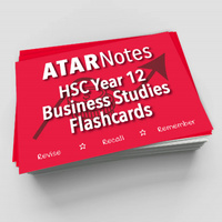 ATAR Notes HSC Year 12 Business Studies Flashcards