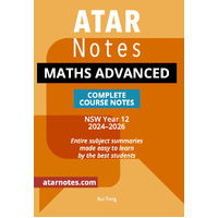 ATAR Notes HSC Year 12 Mathematics Advanced (2024-2026)
