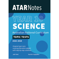 ATAR Notes Year 10 Science Topic Tests (2026-2028)