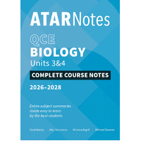 ATAR Notes QCE Biology 3&4 Complete Course Notes (2026-2028)