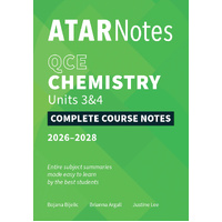 ATAR Notes QCE Chemistry 3&4 Notes (2026-2028)