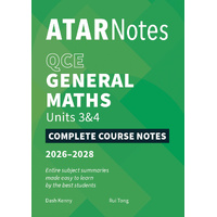 ATAR Notes QCE General Maths 3&4 Notes (2026-2028)