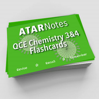 ATAR Notes QCE Chemistry 3&4 Flashcards (New for 2026)