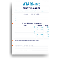 ATAR Notes Study Planner