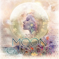 2027 Calendar Moon Square Wall, Rockpool R46239