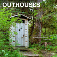 2024 Calendar Outhouses 16-Month Square Wall Browntrout BT64424