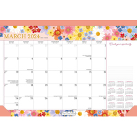 2024 Calendar Bonnie Marcus Monthly Desk Pad Browntrout BT66572