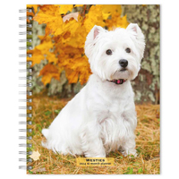 2024 Planner West Highland White Terriers 16-Month Engagement Browntrout BT68019
