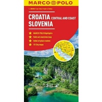 Marco Polo Map Croatia Central & Coast & Slovenia 9783829767101