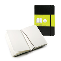 Moleskine Classic Notebook Large - Black, Plain, Hard Cover S01143