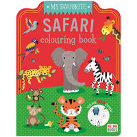 My Favourite Safari Colouring Book by Melon Books