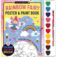 Little Artists: Poster & Paint Books - Rainbow Fairies