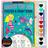 Little Artists: Poster & Paint Books - Under The Sea