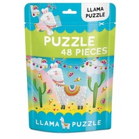 48 Piece Jigsaw Puzzle Bag: Llama Puzzle Kids Games Toys