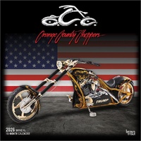 2026 Calendar Orange County Choppers Official 16-Month Square Wall, BrownTrout BT01605