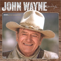 2026 Calendar John Wayne Official 16-Month Square Wall, BrownTrout BT01810