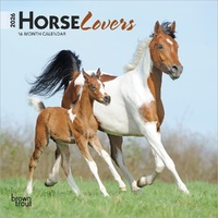 2026 Calendar Horse Lovers 16-Month Mini Wall, BrownTrout BT03708