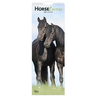 2026 Calendar Horse Lovers Slim Wall, BrownTrout BT03722