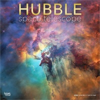 2026 Calendar Hubble Space Telescope 16-Month Square Wall, BrownTrout BT03784