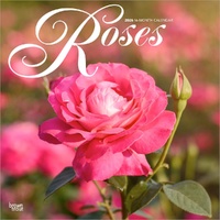 2026 Calendar Roses 16-Month Square Wall, BrownTrout BT05382
