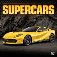 2026 Calendar Motor Club Supercars 16-Month Square Wall, BrownTrout BT05733