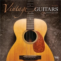 2026 Calendar Vintage Guitars 26th Edition 16-Month Square Wall, BrownTrout BT06136