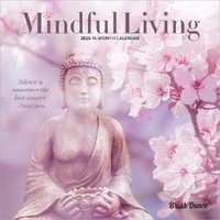 2026 Calendar Brush Dance Mindful Living 16-Month Mini Wall, BrownTrout BT06495