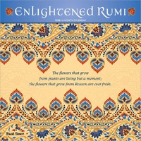 2026 Calendar Brush Dance Enlightened Rumi 16-Month Square Wall, BrownTrout BT06518