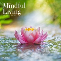 2026 Calendar Brush Dance Mindful Living 16-Month Square Wall, BrownTrout BT06549