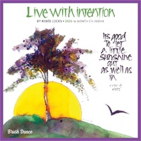2026 Calendar Brush Dance Live with Intention 16-Month Mini Wall, BrownTrout BT07218