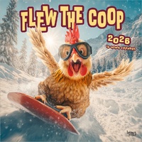 2026 Calendar Flew the Coop 16-Month Square Wall, BrownTrout BT07249