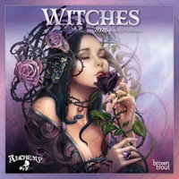 2026 Calendar Alchemy Witches 16-Month Mini Wall, BrownTrout BT08048