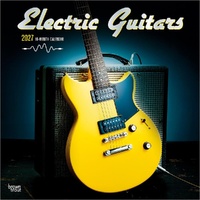 2027 16-Month Calendar Electric Guitars Square Wall, Browntrout BT11161