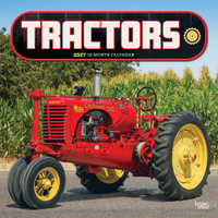 2027 16-Month Calendar Tractors Square Wall, Browntrout BT11277