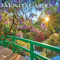 2027 16-Month Calendar Monet's Garden Square Wall, Browntrout BT11321