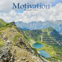 2027 16-Month Calendar Motivation Square Wall, Browntrout BT11505