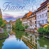 2027 16-Month Calendar La France Square Wall, Browntrout BT11635