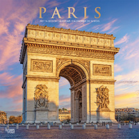 2027 16-Month Calendar Paris Square Wall, Browntrout BT11703